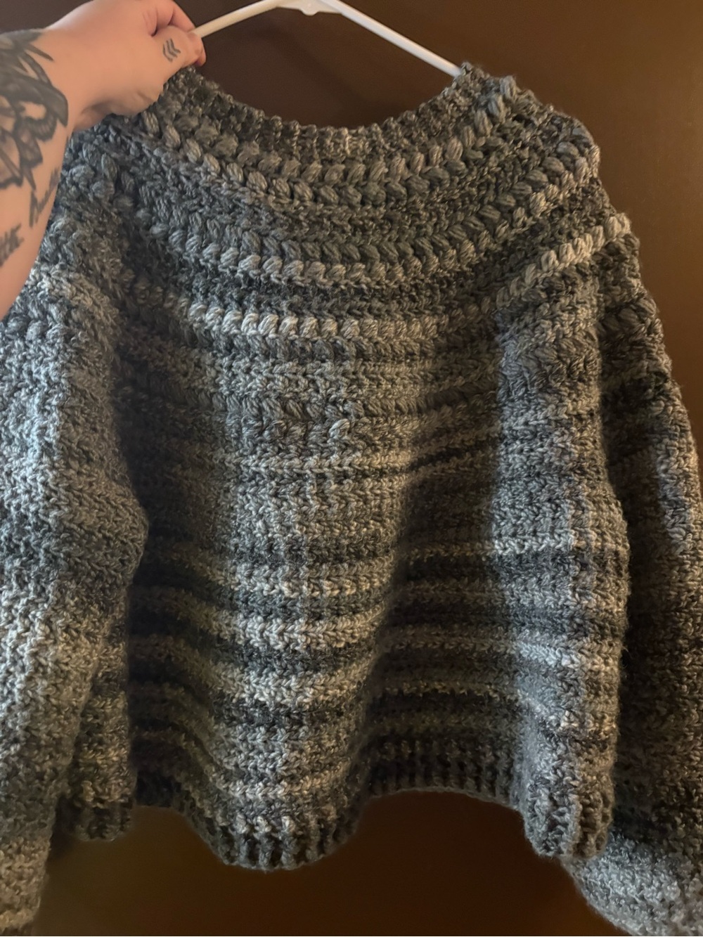 Cozy Chunky Knit Women's Sweater - Gray